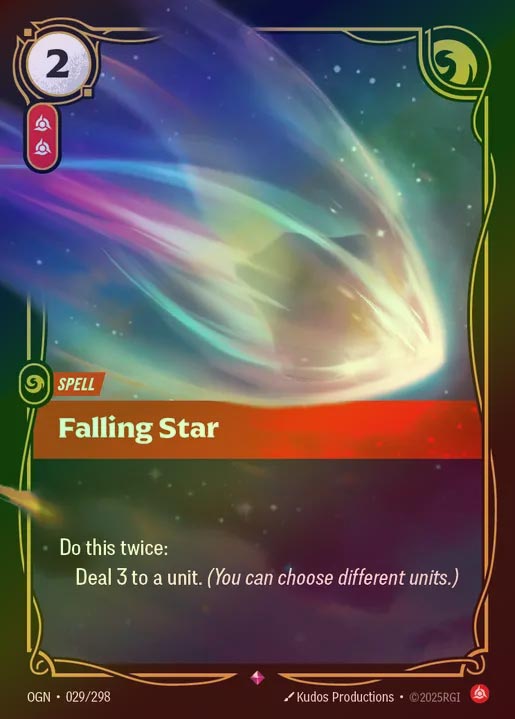 【FOIL】[Fury] Falling Star [OGN-029-R]