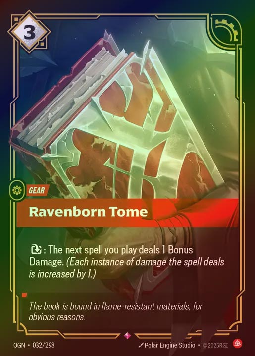 【FOIL】[Fury] Ravenborn Tome [OGN-032-R]
