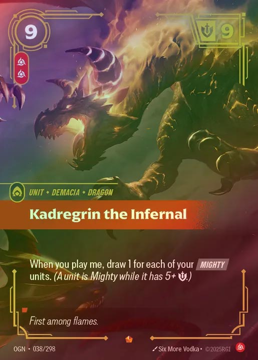 【FOIL】[Fury] Kadregrin the Infernal [OGN-038-E]