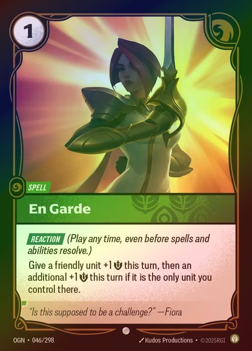 【FOIL】[Calm] En Garde [OGN-046-C]