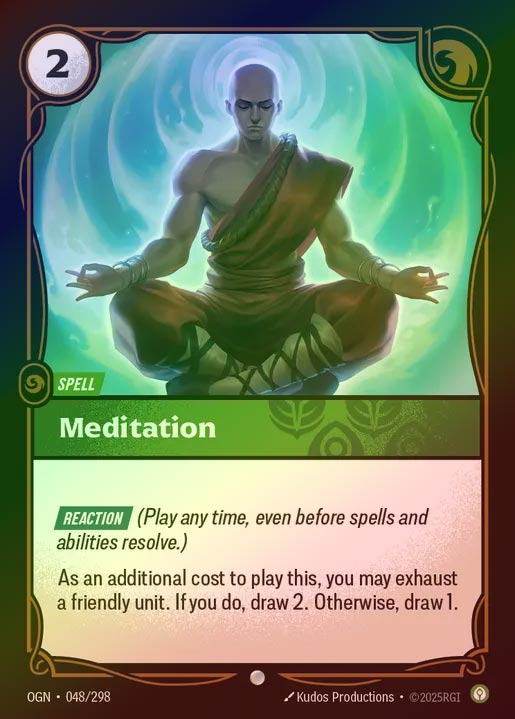 【FOIL】[Calm] Meditation [OGN-048-C]