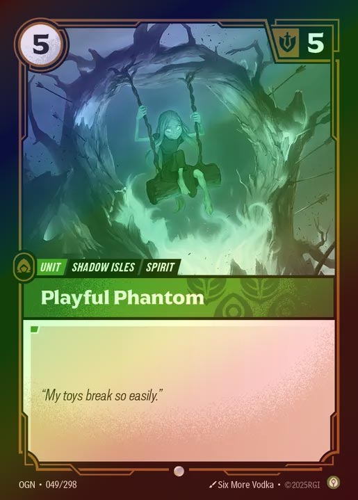 【FOIL】[Calm] Playful Phantom [OGN-049-C]