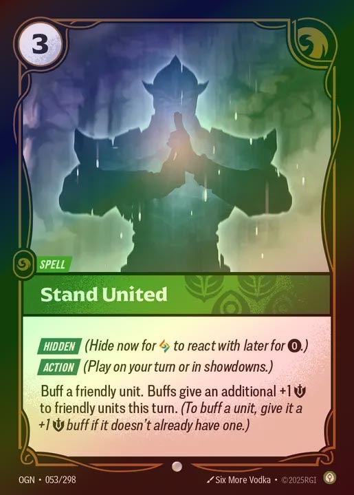 【FOIL】[Calm] Stand United [OGN-053-C]