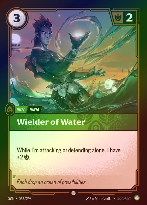 【FOIL】[Calm] Wielder of Water [OGN-055-C]