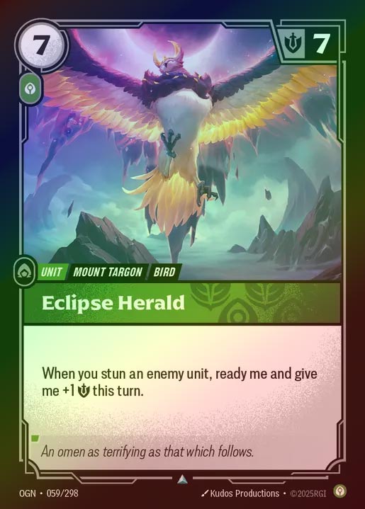 【FOIL】[Calm] Eclipse Herald [OGN-059-U]