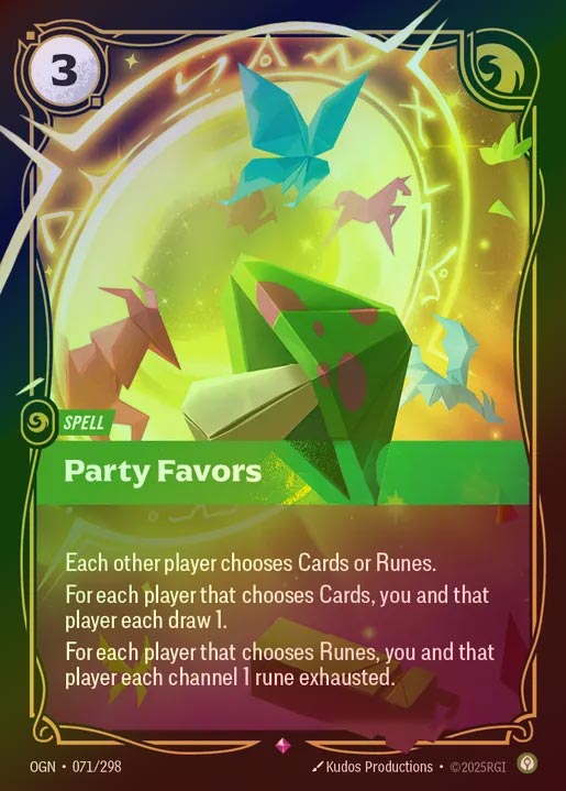 【FOIL】[Calm] Party Favors [OGN-071-R]