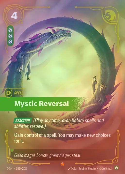 【FOIL】[Calm] Mystic Reversal [OGN-080-E]