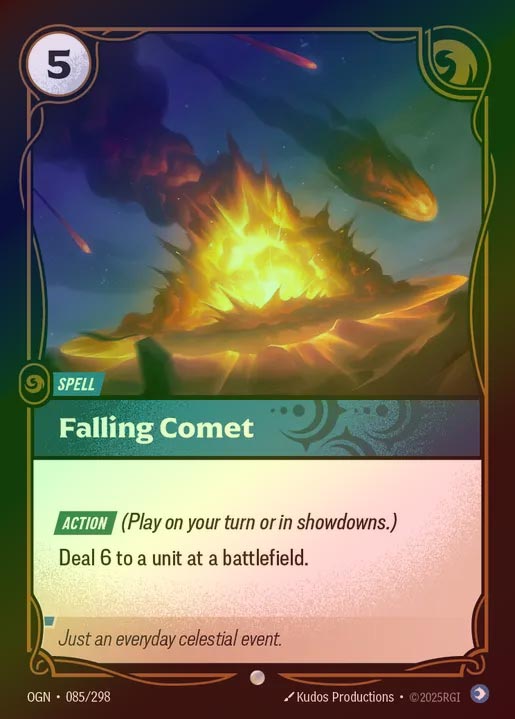 【FOIL】[Mind] Falling Comet [OGN-085-C]