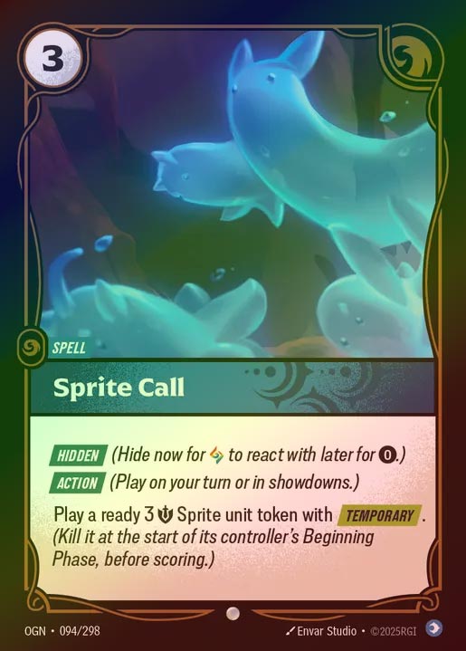 【FOIL】[Mind] Sprite Call [OGN-094-C]