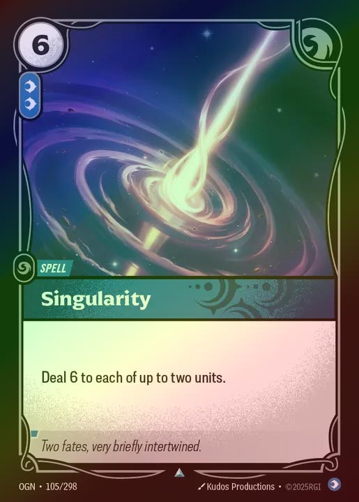 【FOIL】[Mind] Singularity [OGN-105-U]