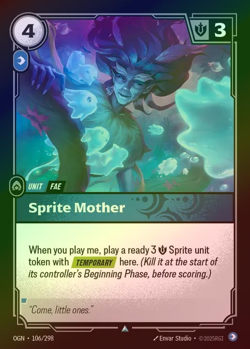 【FOIL】[Mind] Sprite Mother [OGN-106-U]