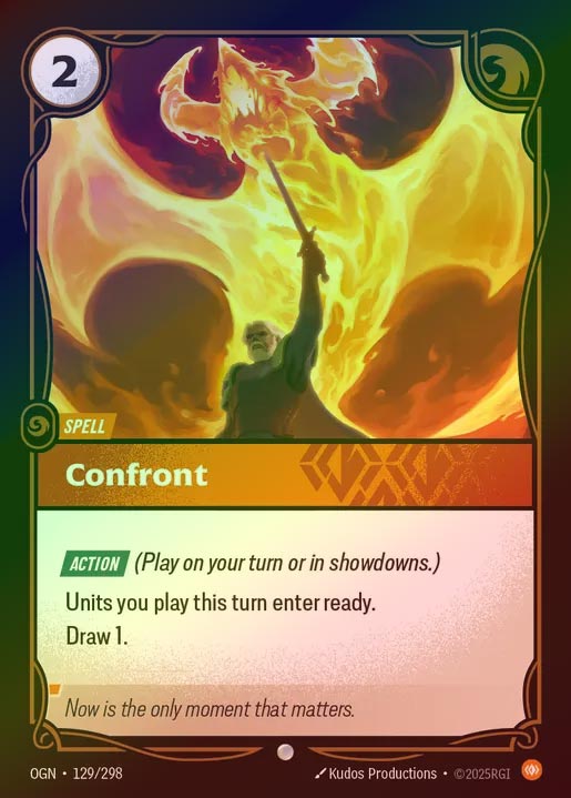【FOIL】[Body] Confront [OGN-129-C]