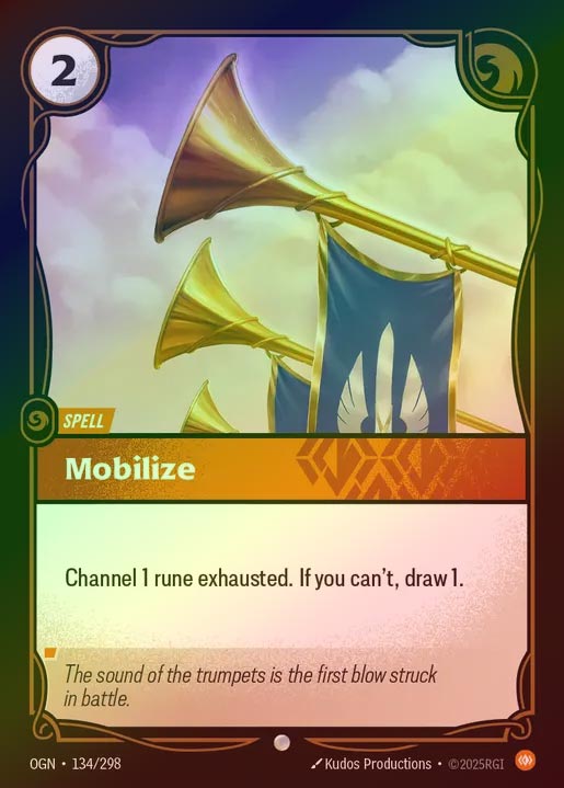 【FOIL】[Body] Mobilize [OGN-134-C]