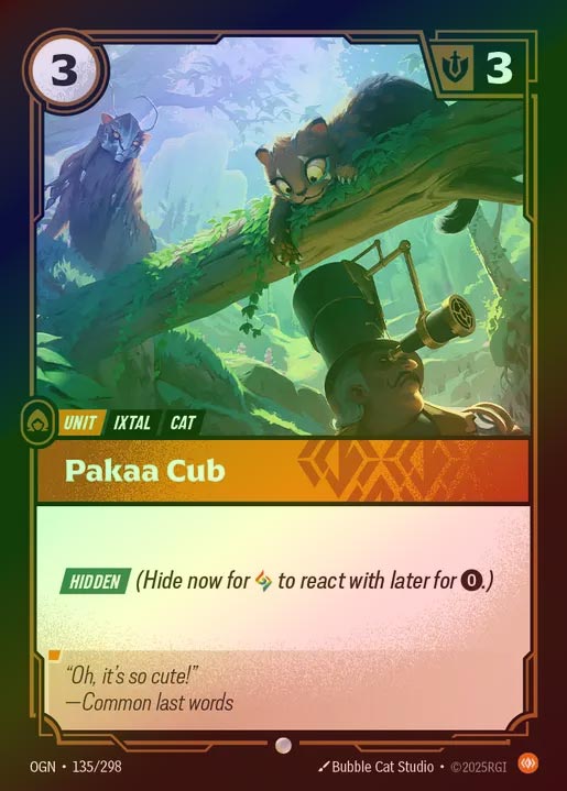 【FOIL】[Body] Pakaa Cub [OGN-135-C]
