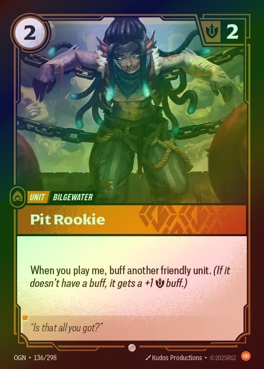 【FOIL】[Body] Pit Rookie [OGN-136-C]