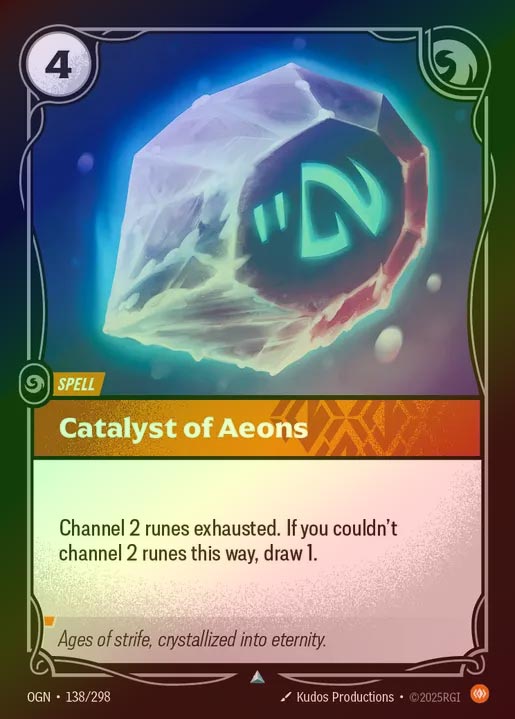 【FOIL】[Body] Catalyst of Aeons [OGN-138-U]