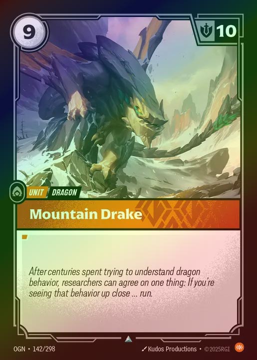 【FOIL】[Body] Mountain Drake [OGN-142-U]