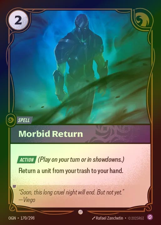 【FOIL】[Chaos] Morbid Return [OGN-170-C]