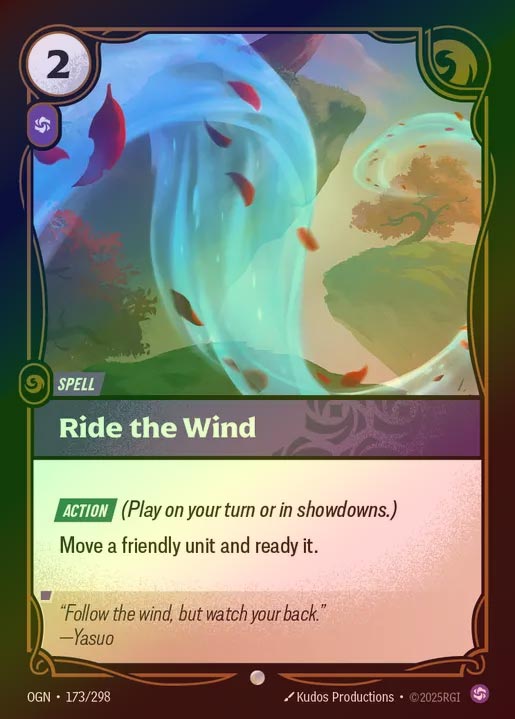 【FOIL】[Chaos] Ride the Wind [OGN-173-C]