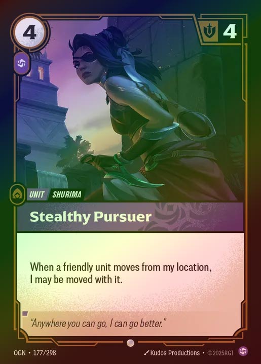 【FOIL】[Chaos] Stealthy Pursuer [OGN-177-C]