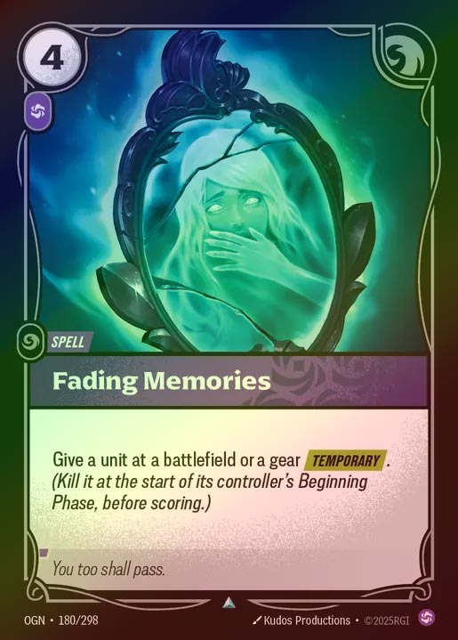 【FOIL】[Chaos] Fading Memories [OGN-180-U]