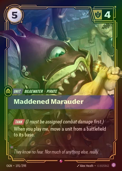【FOIL】[Chaos] Maddened Marauder [OGN-191-R]