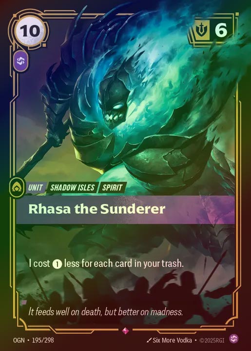 【FOIL】[Chaos] Rhasa the Sunderer [OGN-195-R]