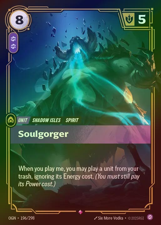 【FOIL】[Chaos] Soulgorger [OGN-196-R]