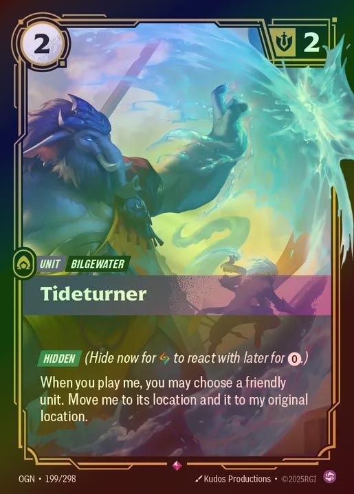 【FOIL】[Chaos] Tideturner [OGN-199-R]