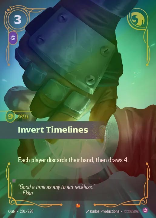 【FOIL】[Chaos] Invert Timelines [OGN-201-E]