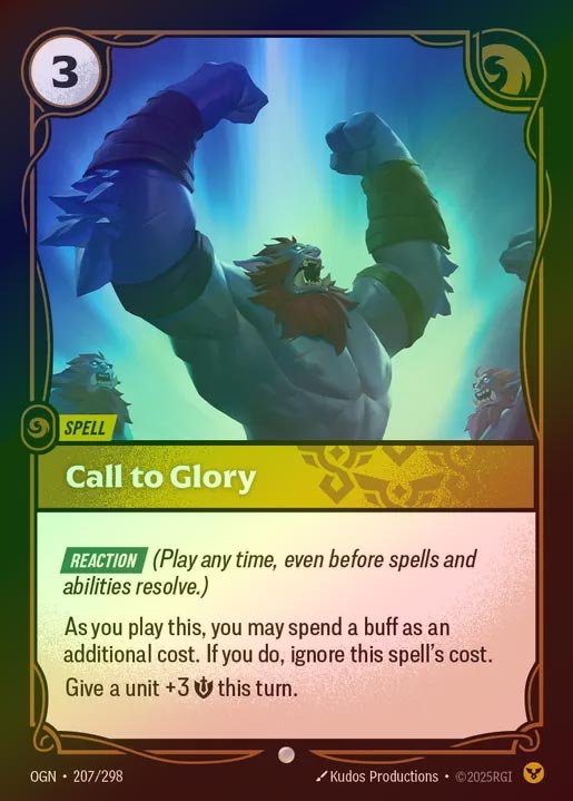 【FOIL】[Order] Call to Glory [OGN-207-C]