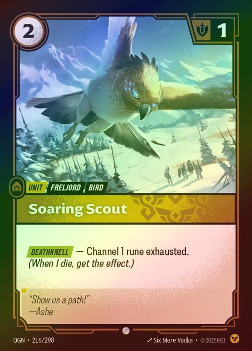 【FOIL】[Order] Soaring Scout [OGN-216-C]