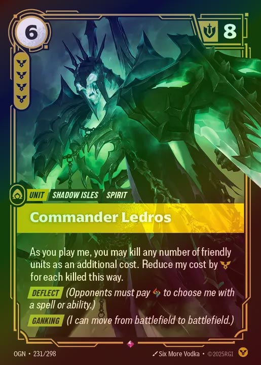 【FOIL】[Order] Commander Ledros [OGN-231-R]