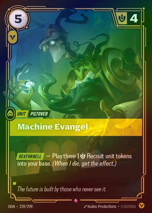 【FOIL】[Order] Machine Evangel [OGN-239-R]