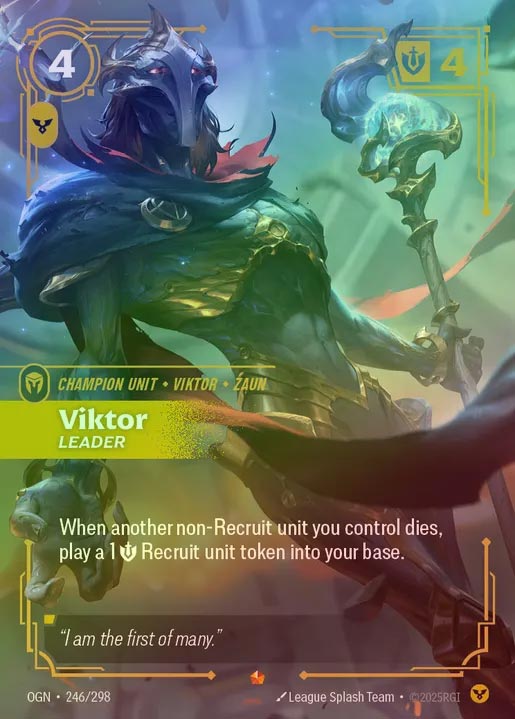 【FOIL】[Order] Viktor, Leader [OGN-246-E]