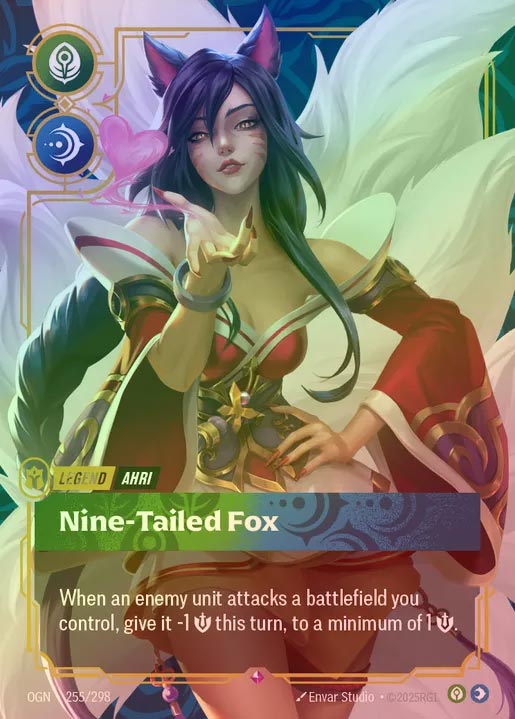 【FOIL】[Calm Mind] Nine-Tailed Fox [OGN-255-R]