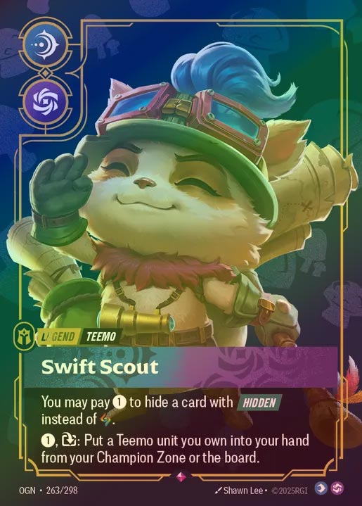 【FOIL】[Mind Chaos] Swift Scout [OGN-263-R]