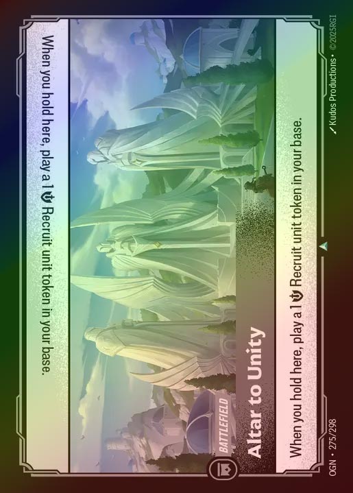 【FOIL】[Colorless] Altar to Unity [OGN-275-U]