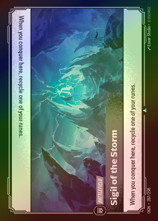 【FOIL】[Colorless] Sigil of the Storm [OGN-287-U]