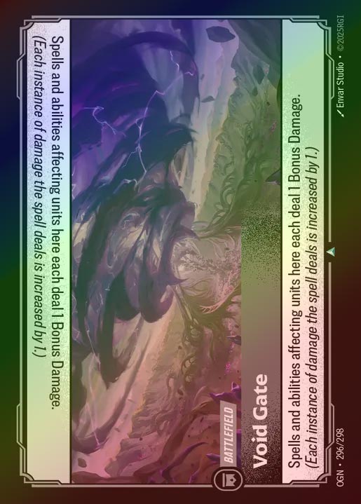 【FOIL】[Colorless] Void Gate [OGN-296-U]