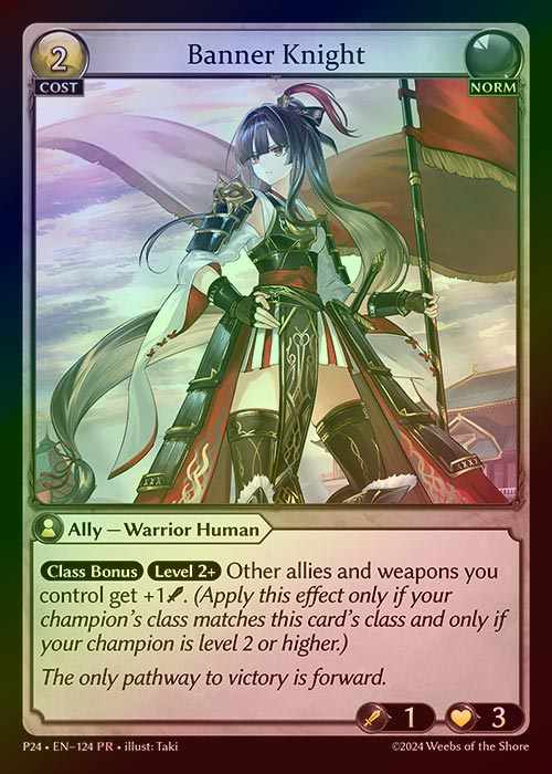 【FOIL】[Norm] Banner Knight [P24-124-PR]