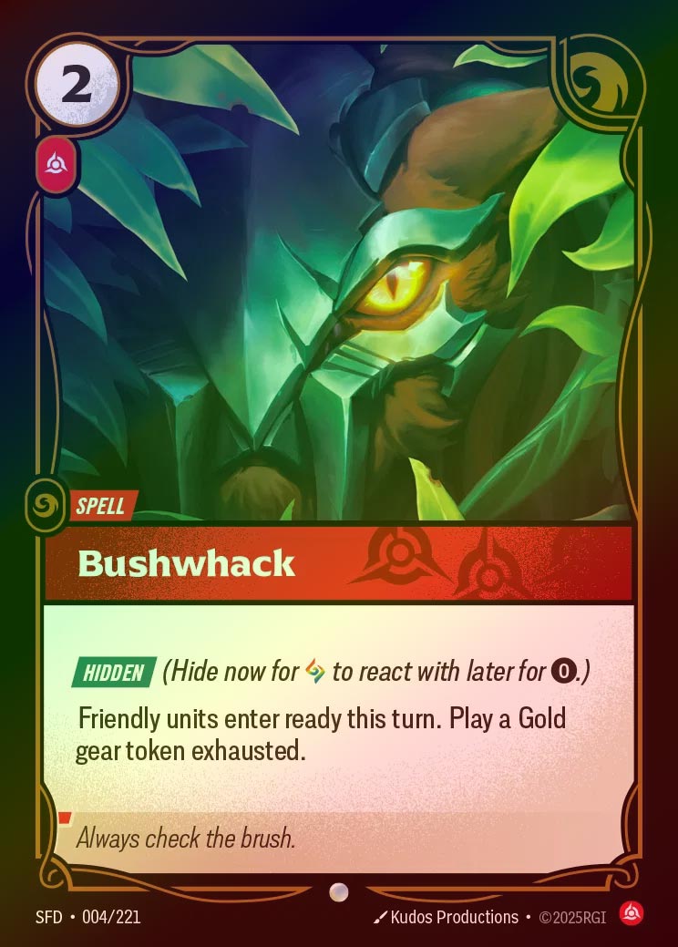 【FOIL】[Fury] Bushwhack [SFD-004-C]