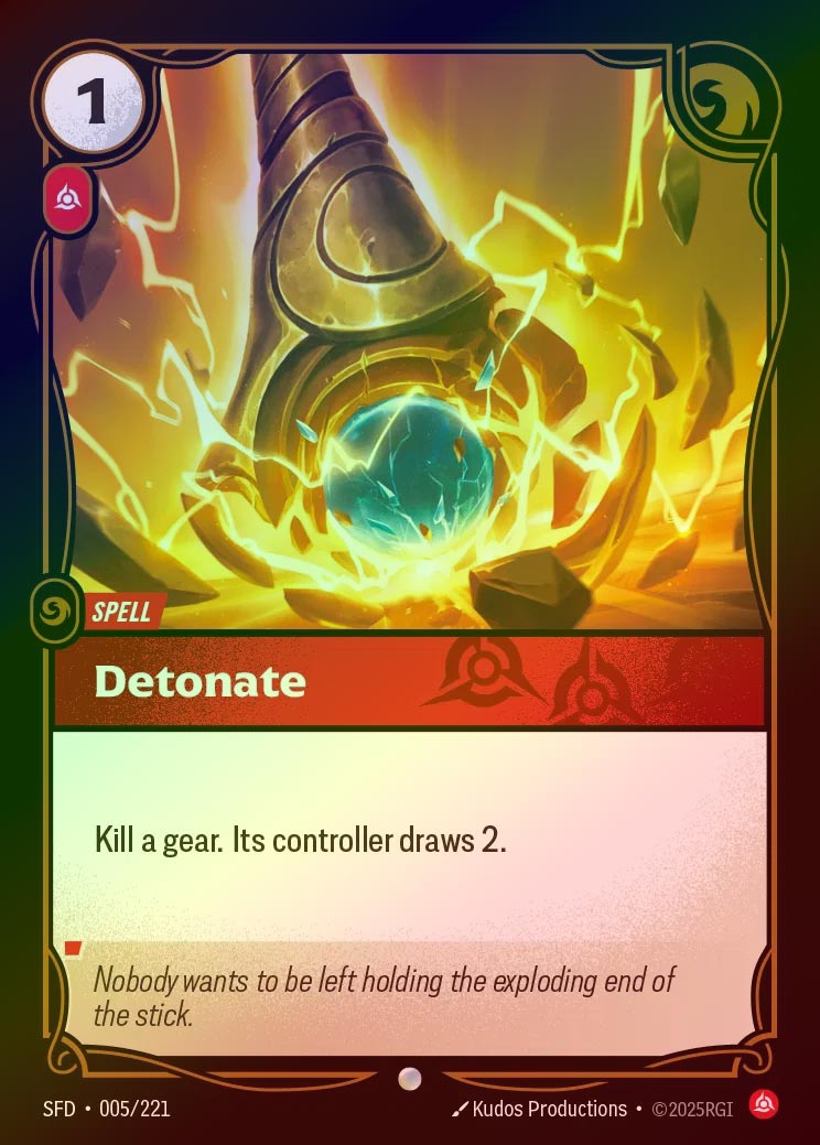 【FOIL】[Fury] Detonate [SFD-005-C]