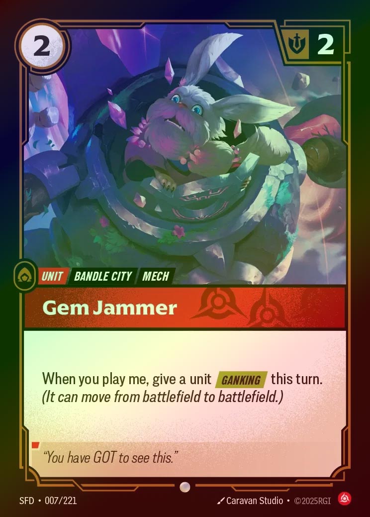 【FOIL】[Fury] Gem Jammer [SFD-007-C]