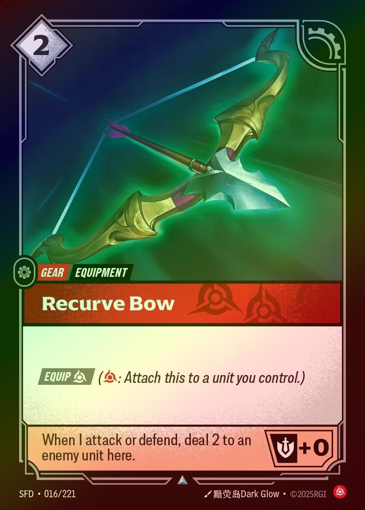 【FOIL】[Fury] Recurve Bow [SFD-016-U]