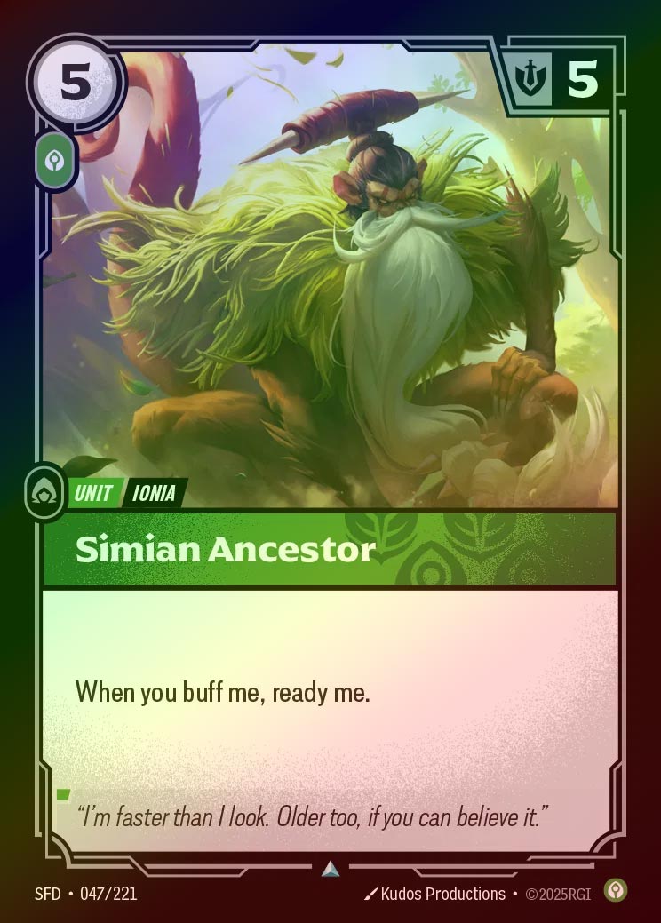 【FOIL】[Calm] Simian Ancestor [SFD-047-U]