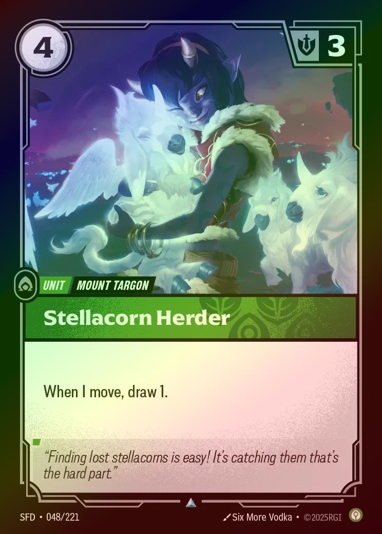 【FOIL】[Calm] Stellacorn Herder [SFD-048-U]