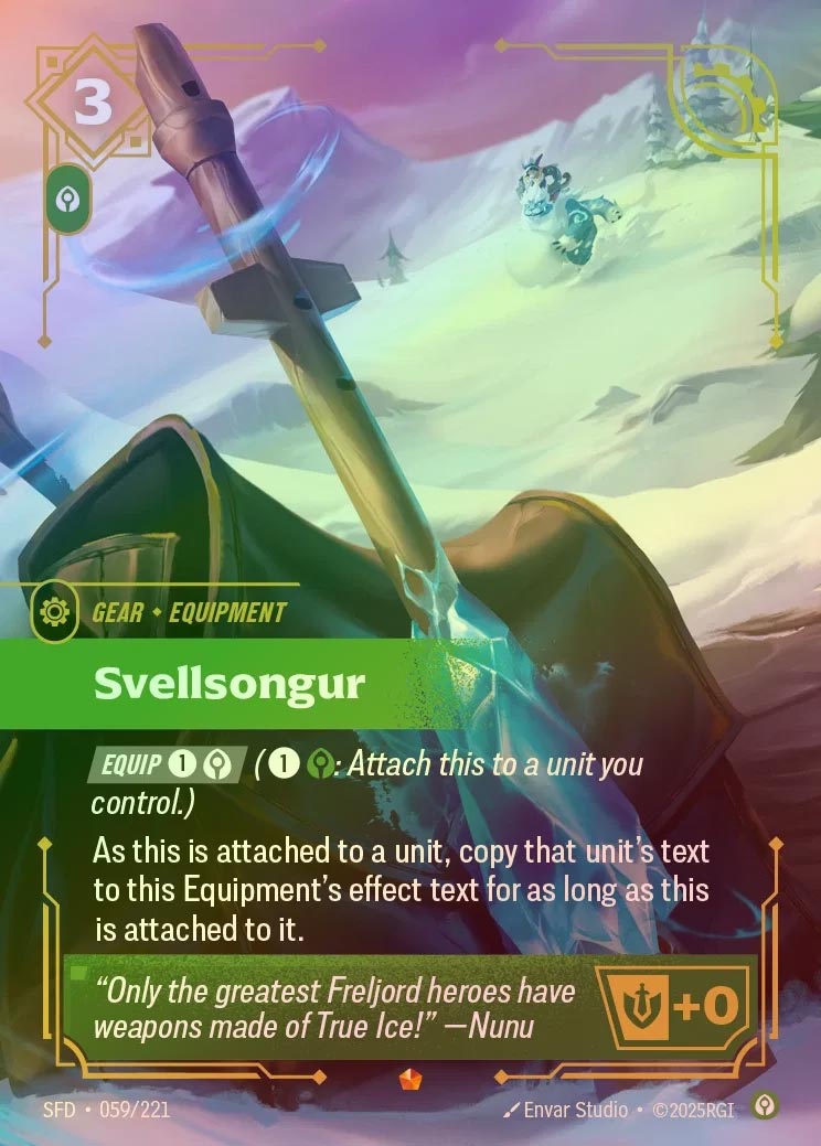 【FOIL】[Calm] Svellsongur [SFD-059-E]