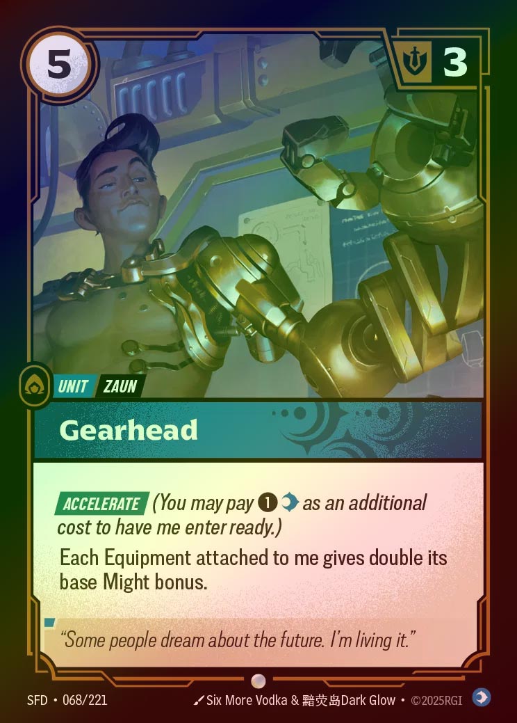 【FOIL】[Mind] Gearhead [SFD-068-C]