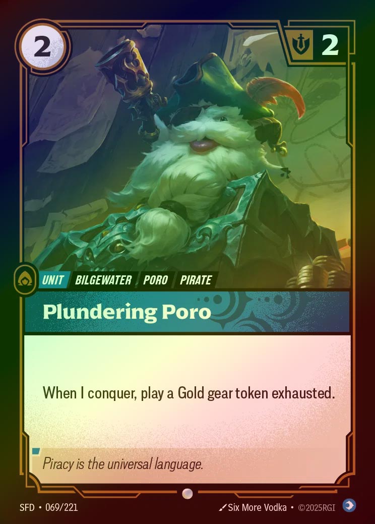 【FOIL】[Mind] Plundering Poro [SFD-069-C]